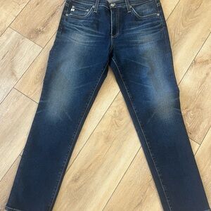 AG Prima Crop Cigarette Crop 29 - Indigo Blue NWOT